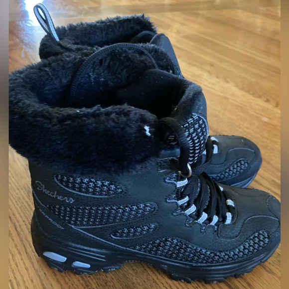 Skechers | D’Lites - Snow Plaza Cold Weather Waterproof Boots Size 6.5 EUC - Picture 5 of 9